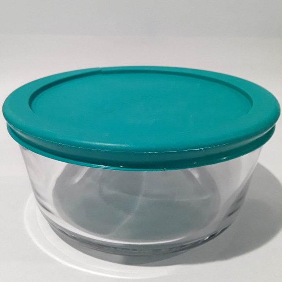 ANCHOR HOCKING 4 CUPS 1 Qt GLASS STORAGE SERVER BOWL - SEE PICTURES - Picture 1 of 6